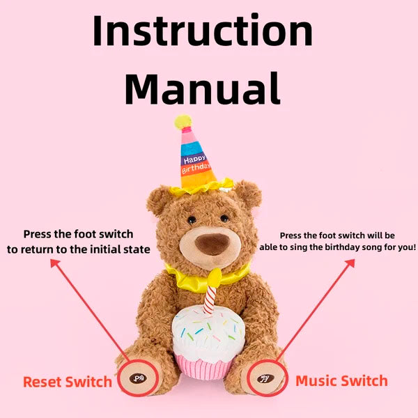 Teddy™ Vocal Happy Birthday Teddy Bear