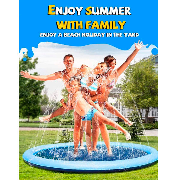 🔥 Non-Slip Splash Pad for Kids and Dog
