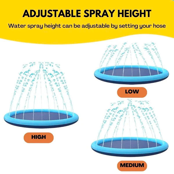 🔥 Non-Slip Splash Pad for Kids and Dog