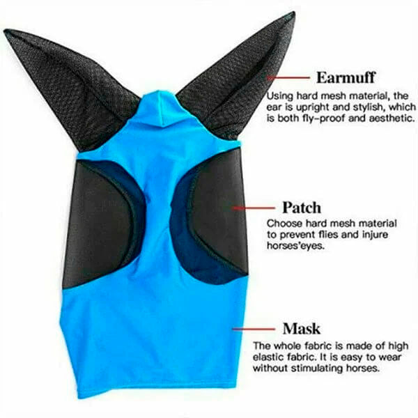 Maskpro™ Equine Mask Anti-Fly Mesh