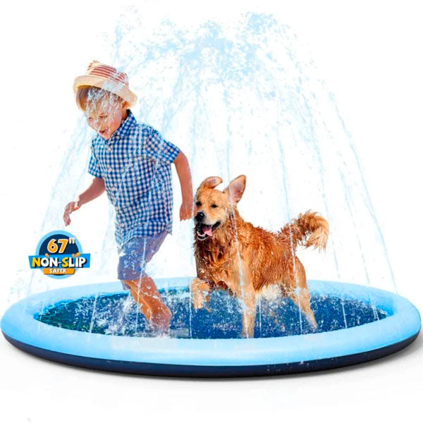 🔥 Non-Slip Splash Pad for Kids and Dog