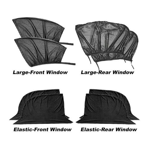 Winncar™ See-through Sunshade Side Window Car Curtain(1 Pair)