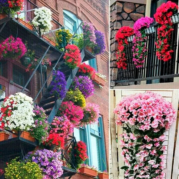 Floower™ Vivid Artificial Hanging Orchid Bunch