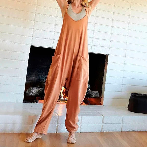 Aufiss™ Wide Leg Jumpsuit with Pockets
