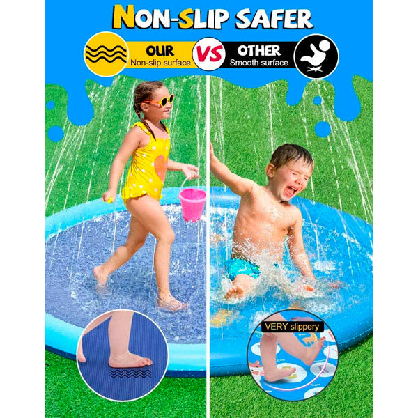 🔥 Non-Slip Splash Pad for Kids and Dog