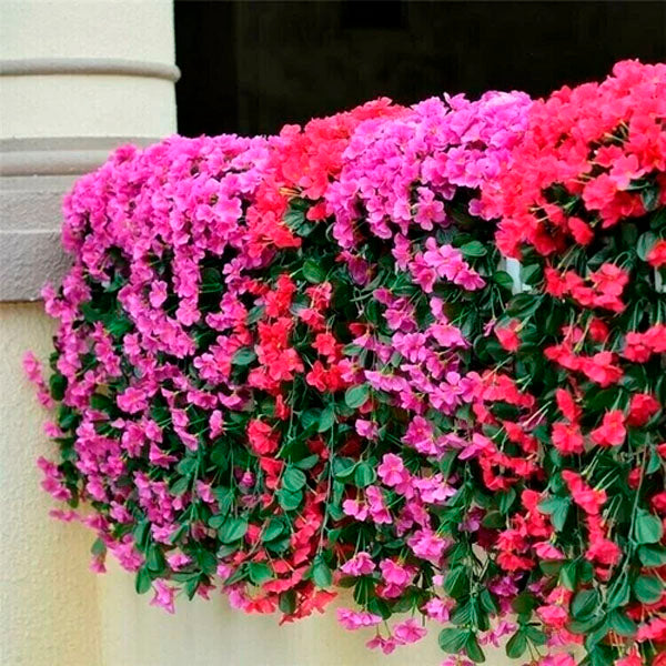 Floower™ Vivid Artificial Hanging Orchid Bunch